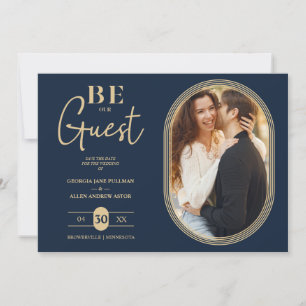 Cadre Ovale Doré de luxe Mariage photo de charme