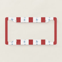 Cadre patriotique de plaque minéralogique