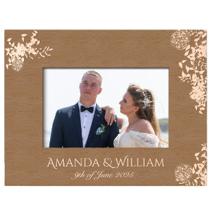 Cadre photo à laser