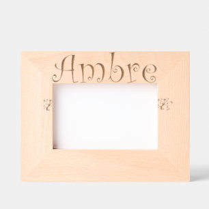 Cadre Photo à Poser "Ambre" – Cadeau nouveau né