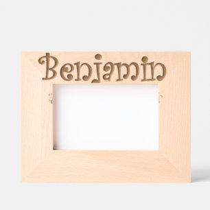 Cadre Photo à Poser "Benjamin" – Cadeau Bébé