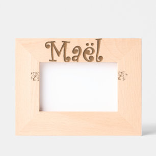 Cadre Photo à Poser "Maël" – Cadeau nouveau né