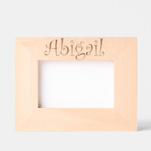 Cadre Photo Bébé "Abigail" – Cadeau de Naissance