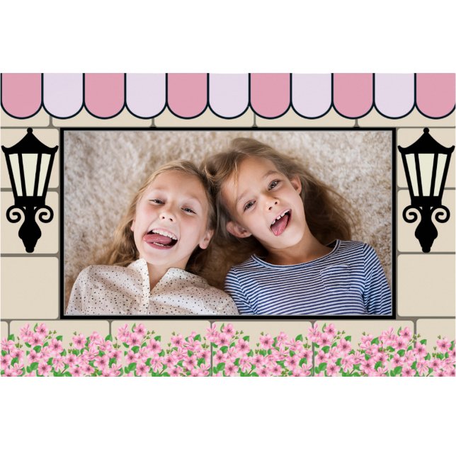 Cadre photo de poster pour anniversaire sur le thè (Emily in Paris theme frame)