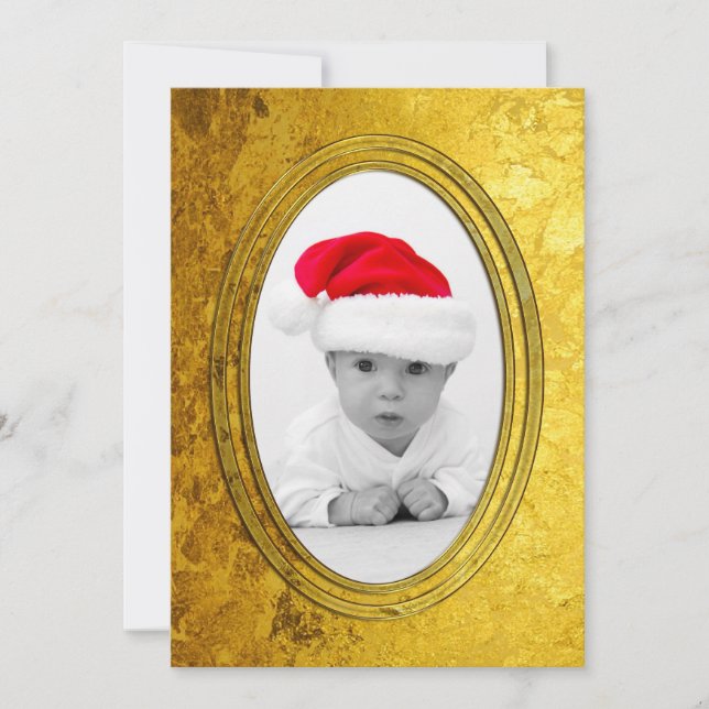 Cadre photo en or pur II + votre photo et votre te (Devant)