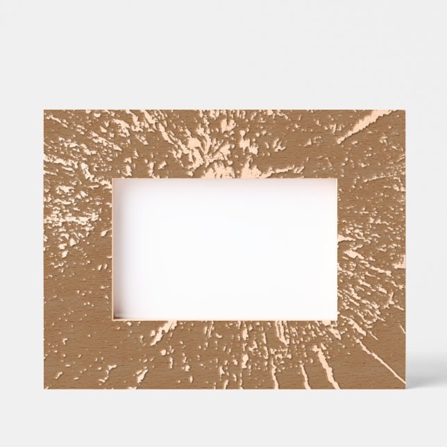 Cadre photo gravé au laser (Recto)