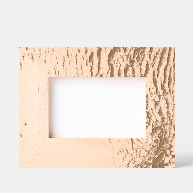 Cadre photo gravé au laser (Recto)
