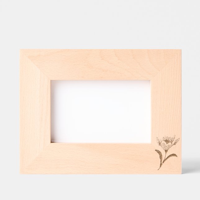 Cadre photo gravé au laser (Recto)