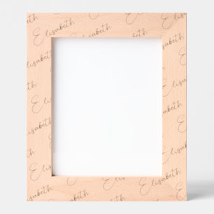 Cadre photo, nom personnalisé écrit à la main, 8x1