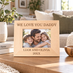 Cadre Photo « On t'aime Papa »