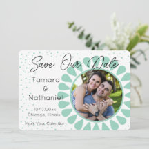 Cadre photo personnalisé couleur Daisy Carte Enreg