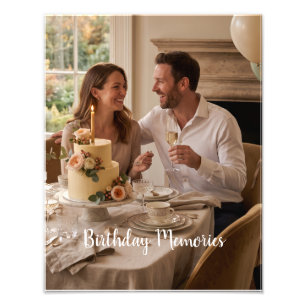 Cadre photo personnalisé pour anniversaire