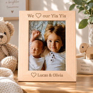 Cadre photo personnalisé pour Yia Yia