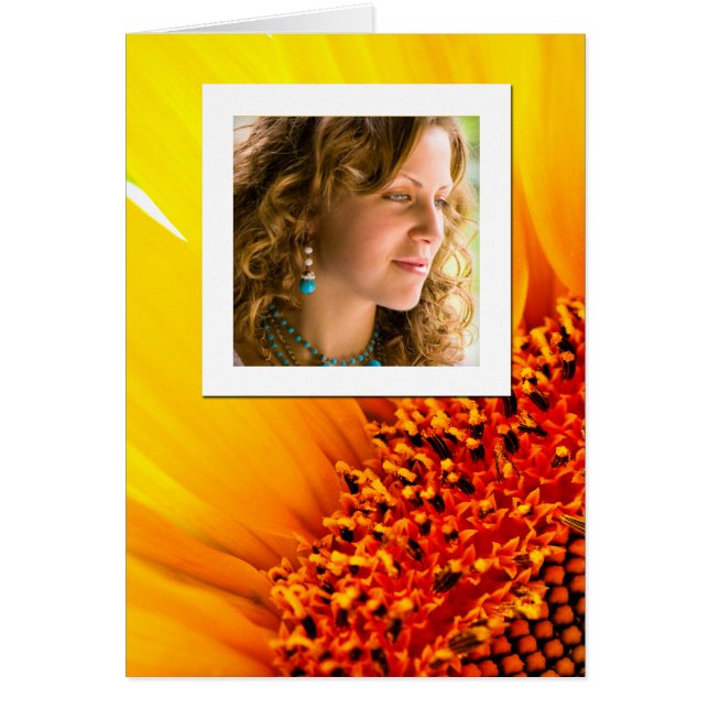 Cadre photo tournesol (Devant)