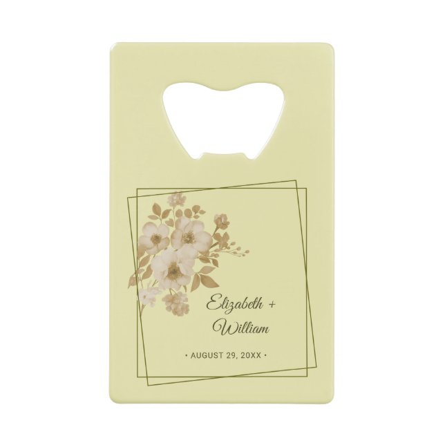 Cadre Rose – Mariage Jaune Céleste (Devant)