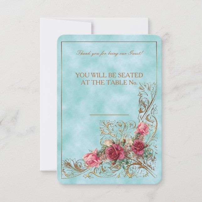 Cadre Victorien - Invitation de Mariage (Devant)
