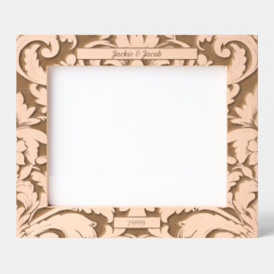 Cadres Gravés 10x8 Feuilles botaniques en gras avec texte person