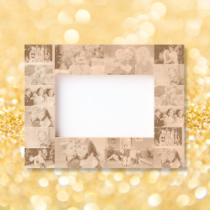 Cadres Gravés 16 Photo Collage Anniversaire Pères Fête des mères