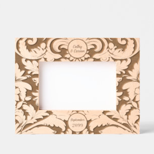 Cadres Gravés 6x4 Paysage Gras Botanique Feuille Texte Personnal