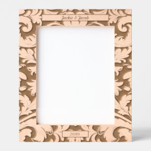 Cadres Gravés 8x10 Feuilles botaniques en gras avec texte person