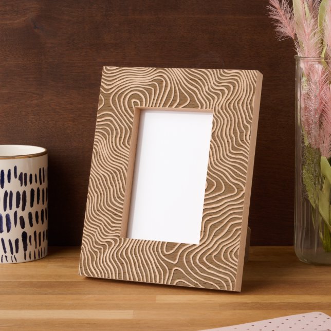 Cadres Gravés Abstrait Moderne Elégant Masculine Cool Fun Trippy (Gauche)