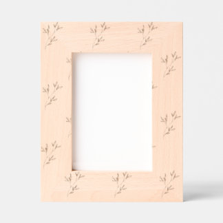 Cadres Gravés Aesthetic Wooden Photo Frame for Modern Home Decor