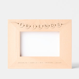 Cadres Gravés Amis mignon amusement bracelet d'amitié noms perso