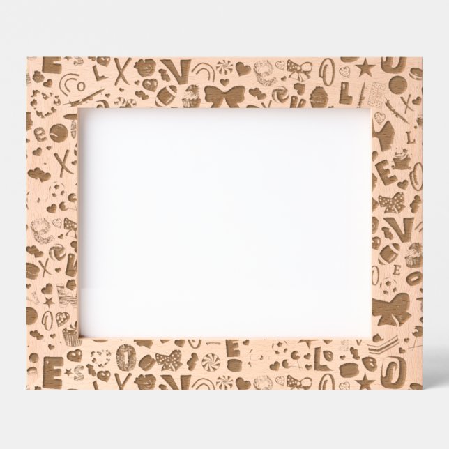 Cadres Gravés Amour (Recto)