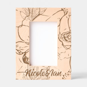 Cadres Gravés Art du bois personnalisé