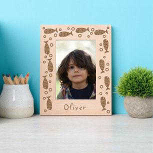 Cadres Gravés Beaux poissons et bulles