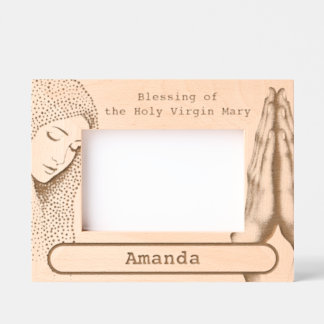 Cadres Gravés Bénédiction de la Sainte Vierge Marie