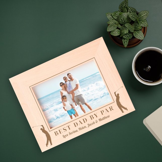 Cadres Gravés best dad by par golf (Créateur téléchargé)