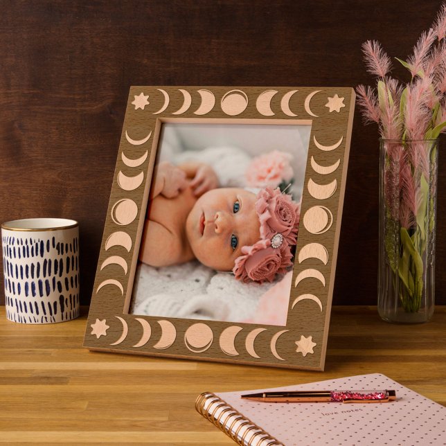 Cadres Gravés Boho Moon Phase Celestial Engraved Frame (Créateur téléchargé)