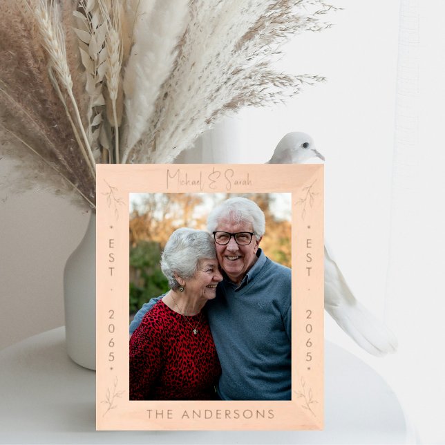 Cadres Gravés Bois d'anniversaire personnalisé (Créateur téléchargé)