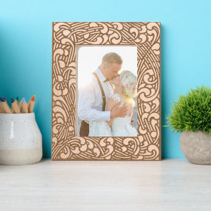 Cadres Gravés Bordure de feuillage Art Déco vintage 1906