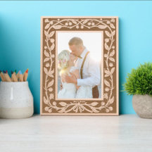 Bordure des branches de fruits et de fleurs