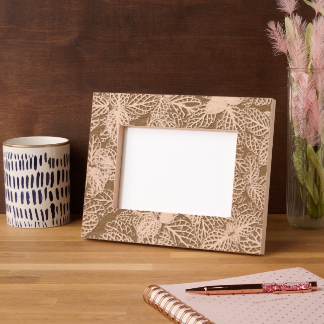 Cadres Gravés Botanique Feuille de Fittonia variée (Gauche)