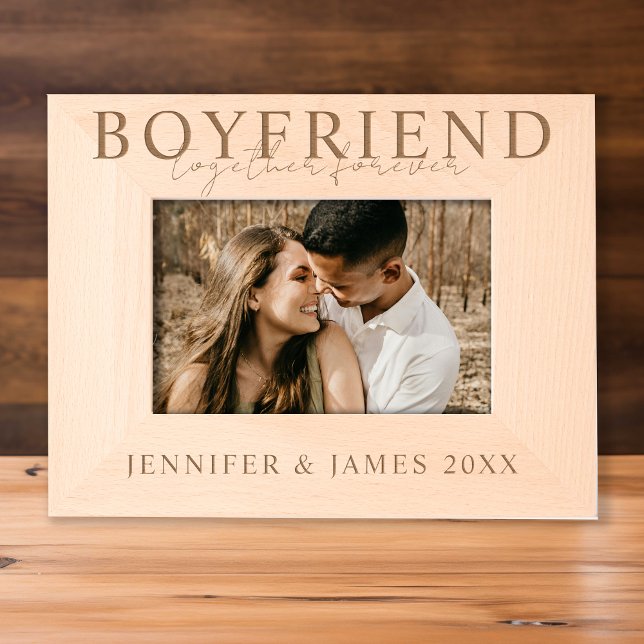 Cadres Gravés Boyfriend Together Forever Photo (Créateur téléchargé)