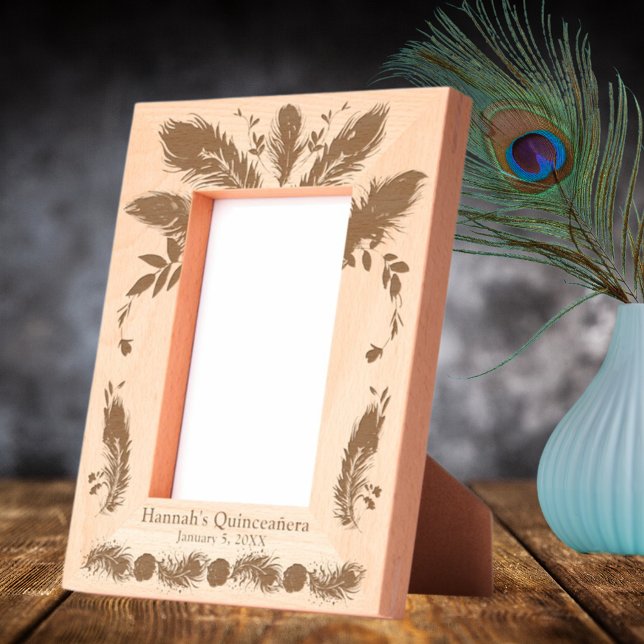 Cadres Gravés Cadeau De Quinceañera Pour Célébrer Sa Journée (Créateur téléchargé)