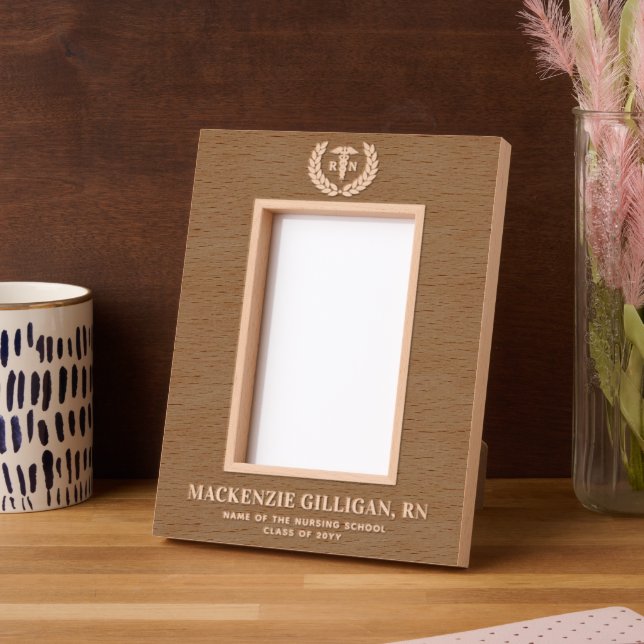 Cadres Gravés Cadeau personnalisé de l'École de soins infirmiers (Gauche)
