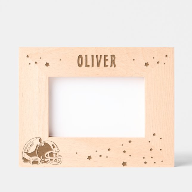 Cadres Gravés Casque de balle de football américain (Recto)