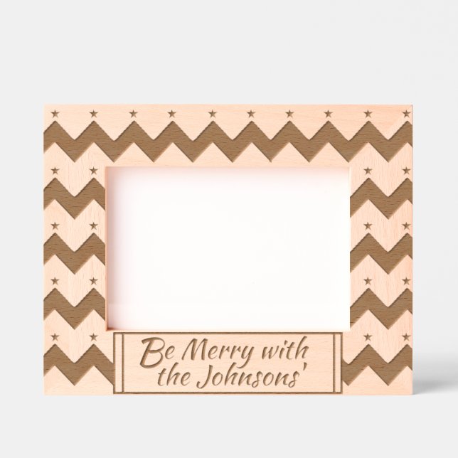 Cadres Gravés Christmas Trees (Recto)