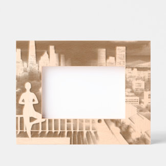 Cadres Gravés Citation inspirante avec illustration dynamique