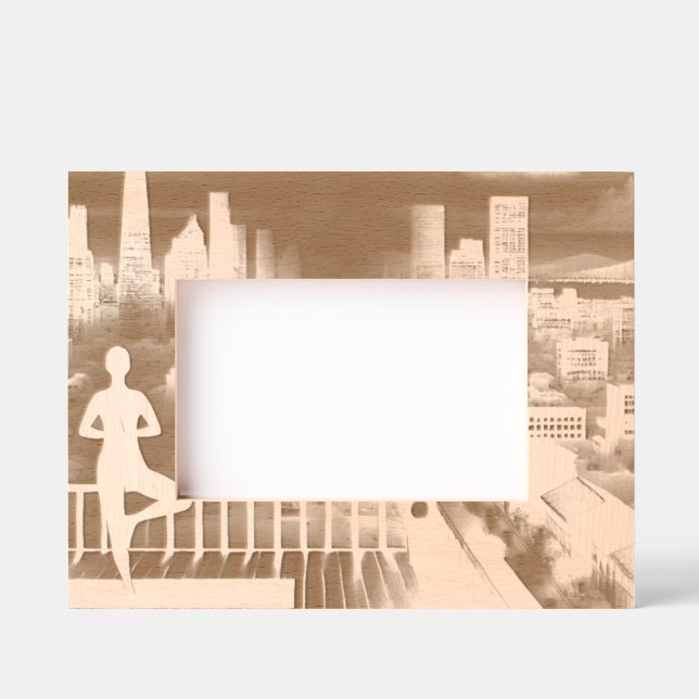 Cadres Gravés Citation inspirante avec illustration dynamique (Recto)