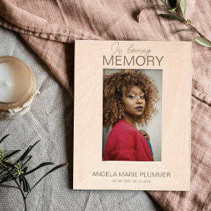 Cadres Gravés Dans la mémoire aimante   Mémorial photo