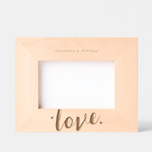 Cadres Gravés Deux Fiançailles