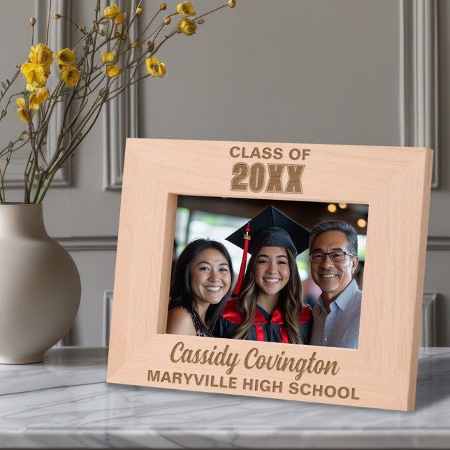 Cadres Gravés Diplôme personnalisé Nom, école, année (Créateur téléchargé)