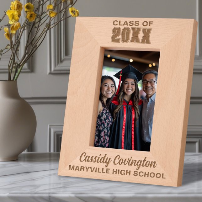 Cadres Gravés Diplôme personnalisé Nom, école, année (Créateur téléchargé)