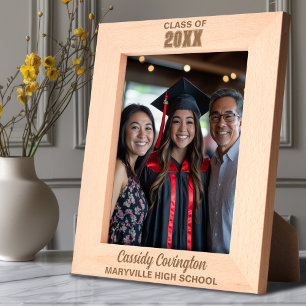 Cadres Gravés Diplôme personnalisé Nom, école, année