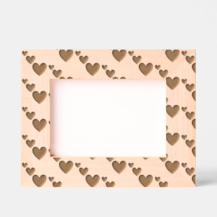 Cadres Gravés Elégant Motif de coeur en moderne, simple Motif